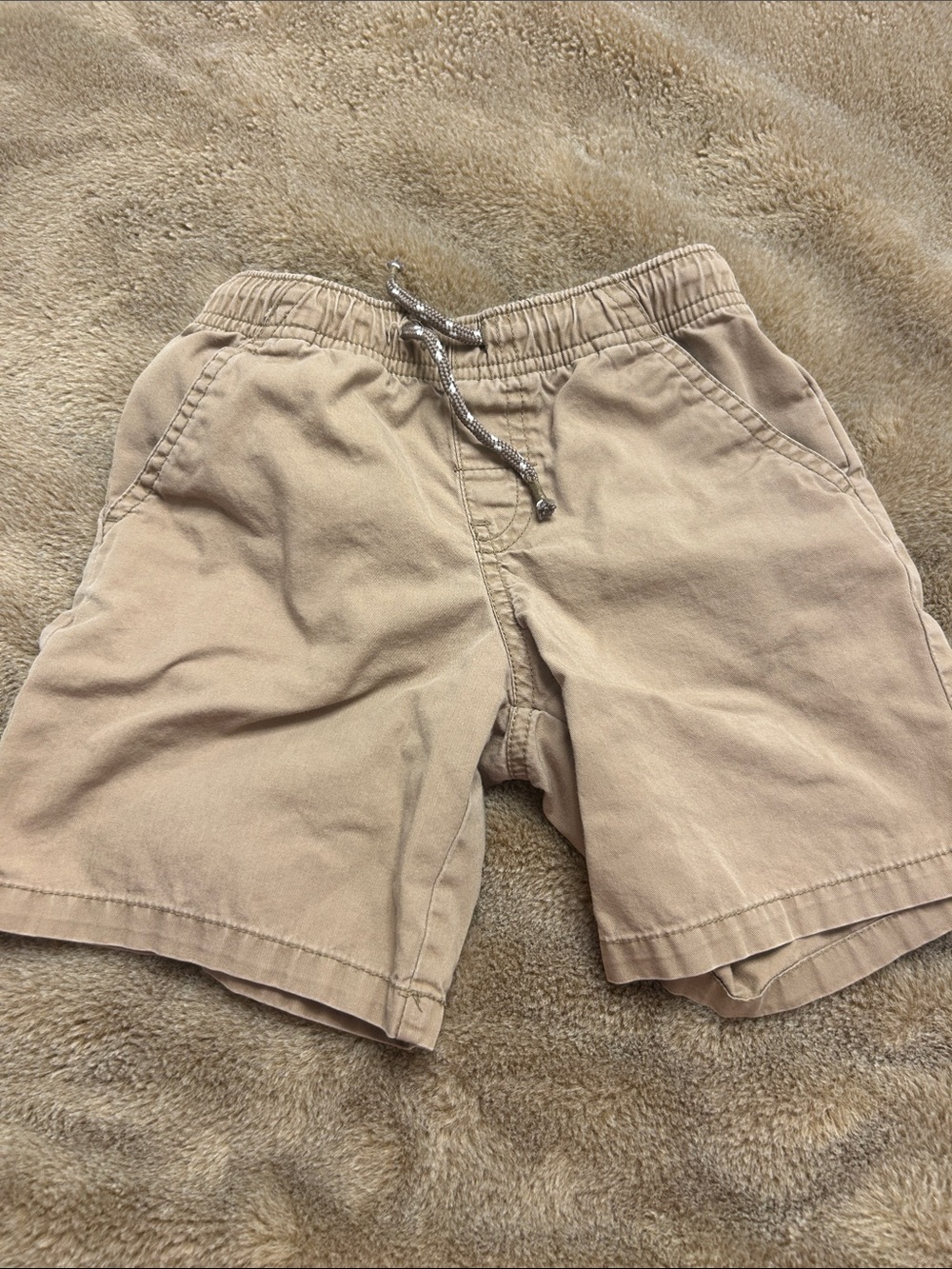 Boys  Tan Drawstring Casual Shorts 💥